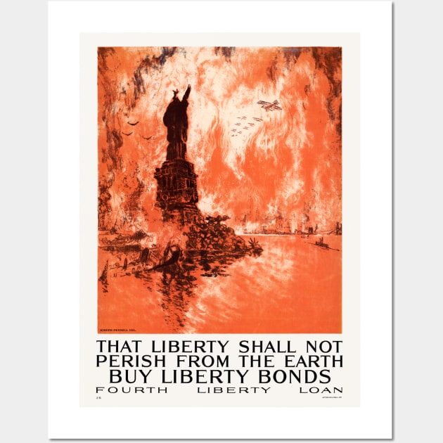 That liberty shall not perish from the earth WWI Poster Vintage Wall Art by vintagetreasure